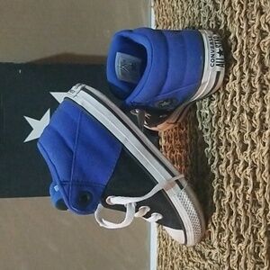 Converse Kids High-Top Sneakers - Blue and Black US 11 Toddler